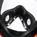 CAMTOA Foldable 180 Full Face Snorkeling Mask Anti-fog Diving Respirator Mask with Detachable Camera Stand Net Bag