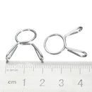 50pcs 10mm Fuel Line Hose Tubing Spring Clips Clamps For Motorcycle ATV Scooter