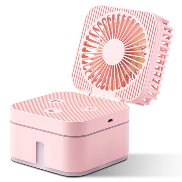 Rubik's Cube Handhold USB Humidifier Spray Fan