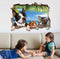 3D Animal Landscape Creative Wall Stickers Home Decor Mural Art Removable Wall Decor Sticker