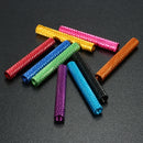 Suleve M3AS8 10Pcs M3 35mm Knurled Standoff Bolt Aluminum Alloy 6061 Anodized Spacer Multicolor