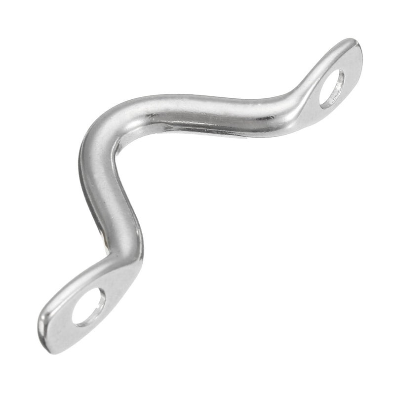 4mm Stainless Steel Bimini Top Pad Wire Eye Straps Loop Boat Plate Staple Ring Door Pulls