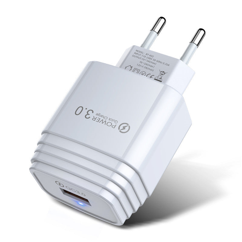 Bakeey QC3.0 Universal Travel Fast Charging Portable USB Wall Charger EU US UK Plug for iPhone 11 Pro Max for Samsung S10+ Xiaomi 9T Redmi Note8 HUAWEI P30Pro