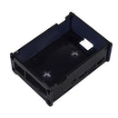 Black DIY Acrylic Case Box Shell with Screw and Black Big Copper Aluminum Heatsink for 3.5 Inch TFT Screen Raspberry Pi 4B