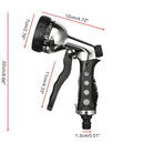 8 Modes Portable High Pressure Washer Hose Nozzle Water Spray Garden Tool