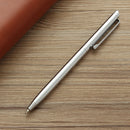 Rotating Metal Ballpoint Pen Stainless Steel Ball Pen Steel Pen Commercial Stationery Pen