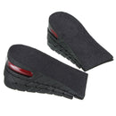 3-Layer 6cm Unisex Shoe Insole AIR Cushion Heel Insert Increase Taller Height Lift Pads