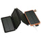 20000mAh Solar Panel Solar Charger 7W 5V/2A Foldable Solar Panel Charger Dual USB Portable Mobile Power Bank