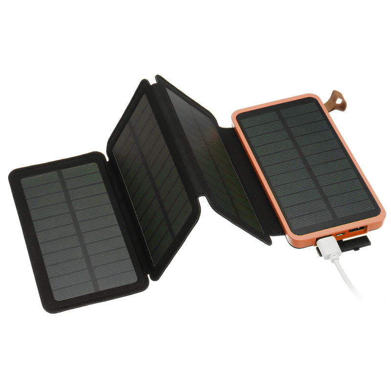 20000mAh Solar Panel Solar Charger 7W 5V/2A Foldable Solar Panel Charger Dual USB Portable Mobile Power Bank