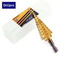 Drillpro DB-S2 4-22MM Hex Titanium Step Cone Drill Bit Hole Cutter HSS 4241