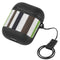 HOCO Cloth+Leather Shockproof Dust-Proof Earphone Storage Case with Hook for Apple Airpods 1 Airpods 2