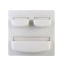 Kitchen Wall-Mounted Storage Rack Sundries Storage Holder Adhesive Stickers Fixed Bathroom Organizer