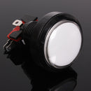 5Pcs White 45mm Arcade Video Game Big Round Push Button LED Lighted Illuminated Lamp