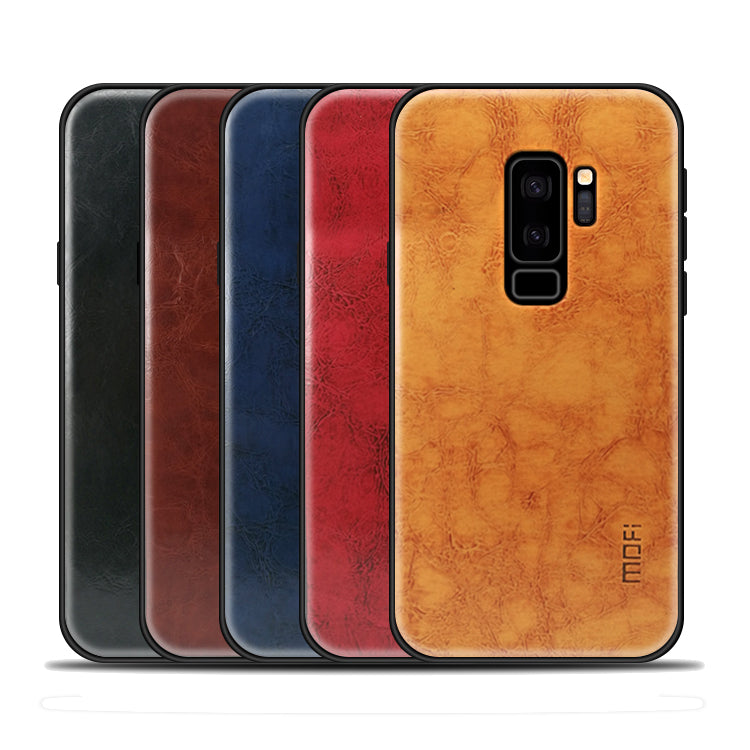 Mofi Leather Texture PC & Soft TPU Protective Case for Samsung Galaxy S9 Plus