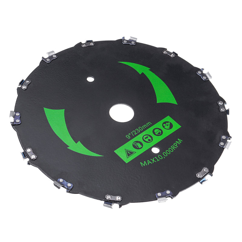 14/20 Teeth 230mm Lawn Mower Steel Blade Garden Tree Lawnmower Brush Cutter Blades