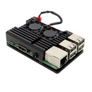 Aluminium Alloy Armor Enclosure Case With Dual Fan For Raspberry Pi 3 Model B+(plus) /3B