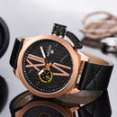 MEGIR 1078 Luminous Display Calendar Quartz Watch Unique Design Men Wrist Watches