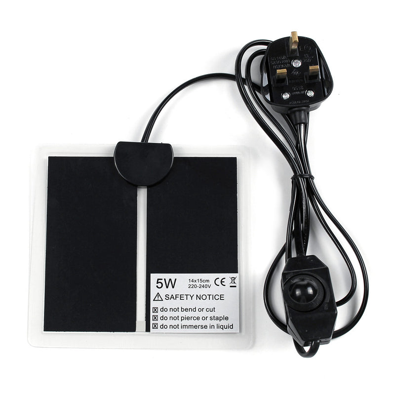 5W/7W/14W/20W Pet Snake Lizard Reptile Vivarium Heat Mat Heating Warm Heater Pad