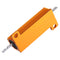 RX24 100W 2R 2RJ Metal Aluminum Case High Power Resistor Golden Metal Shell Case Heatsink Resistance Resistor