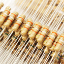 500pcs 1/2W 0.5W 5% Carbon Film Resistor 50 Values 1.2~1M Assorted Kit