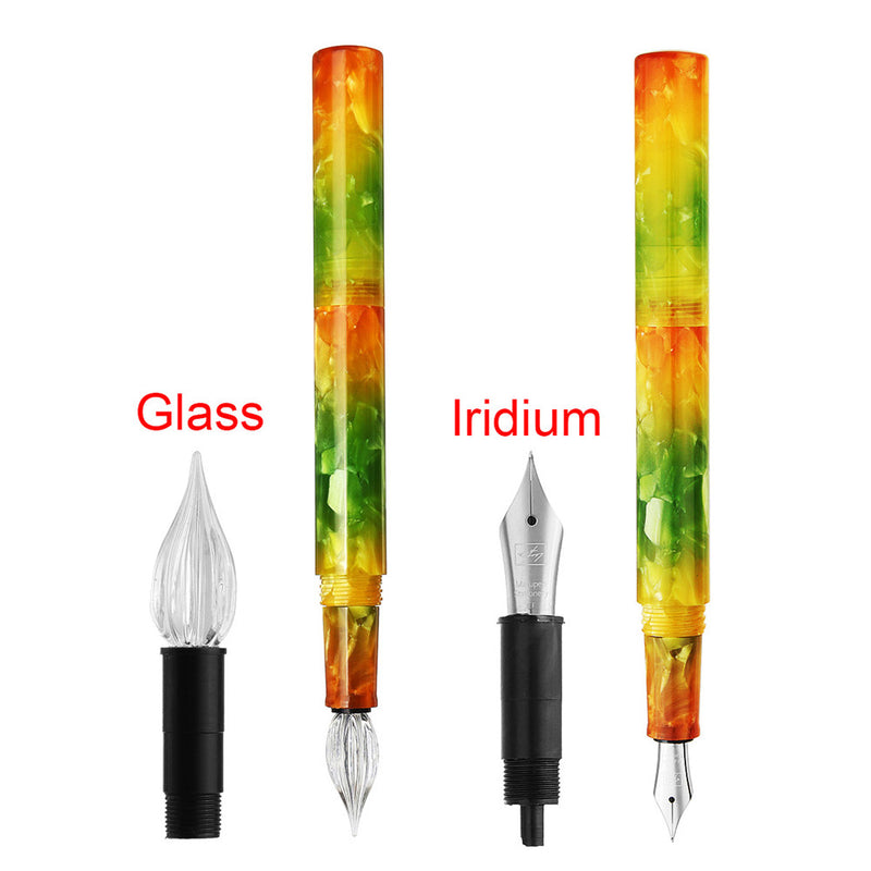 Multifunctional Mini Delike Nib Pocket Cartridge Fountain Pen EF Dip Pen 1cm Pouch With Gift Box