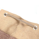 Portable Khaki Garden Tool Bag Bucket Canvas Yard Carrier Bucket Organizer