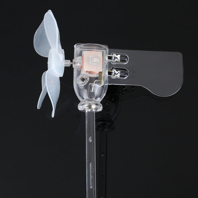Vertical DIY Project Turbines LED Windmill Small DC Motor Wind Blades Wind Generator