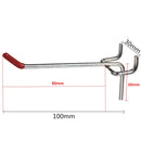 25pcs  100mm Pedboard Hook Board Wall Retail Display Shop Peg Slat Walling