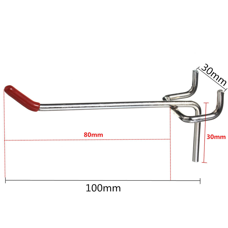 25pcs  100mm Pedboard Hook Board Wall Retail Display Shop Peg Slat Walling