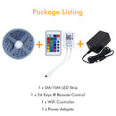 Bakeey5M 10M IP66 5050 RGB WiFi APP Smart LED Strip Light with IR Remote Controller Work With Alexa Google