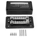 Heavy-Duty Modular Design Dual Bus Bars Screw Box Power Distribution Box With Connecting Link
