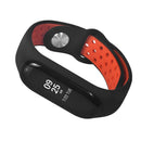 Bakeey Silicone Pore Dual Color Stainless Steel Buckle Replacement Watch Band for Xiaomi Mi Band 4&3 Smart Watch