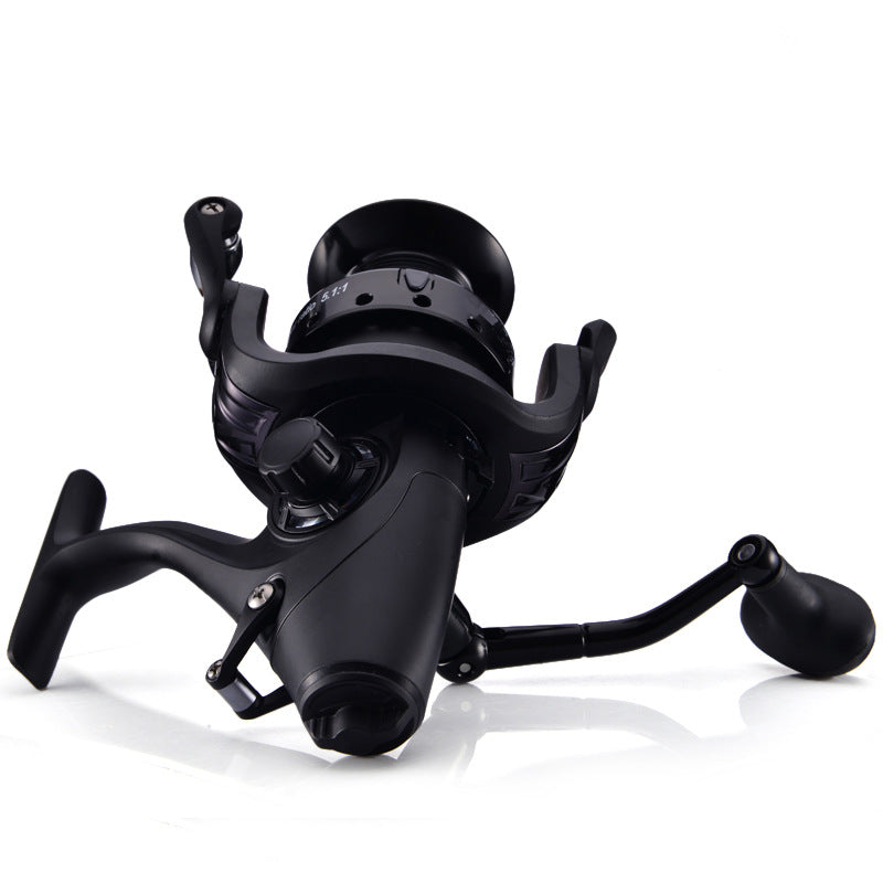 ZANLURE 12+1BB 5.1:1 Carp Fishing Feeder Reel 5000 6000 Metal Spool Reels Left Right Sea Fishing