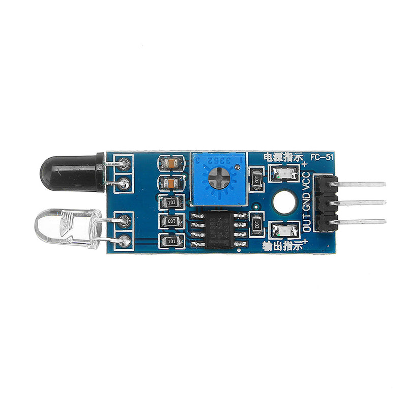 10pcs Obstacle Avoidance Reflection Photoelectric Sensor Infrared Alarm Module
