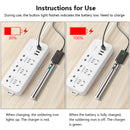 5V 8W Solder Iron Wireless Charging Soldering Iron Mini Portable Rechargeable Battery Soldering Iron