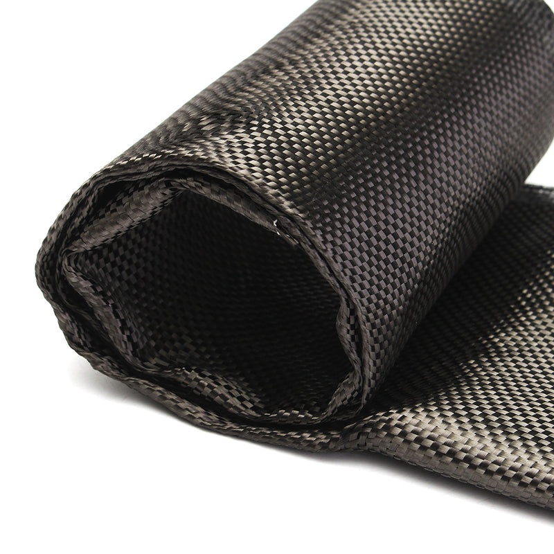 12 Inch Width Carbon Fiber Cloth 3K Twill Plain Fabric Weave Sheet