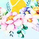 7x5ft Unicorn Love Flowers Photography Backdrop Studio Prop Background