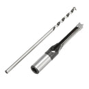 6pcs 6-16mm Woodworking Square Hole Drill Bit Set Mortising Chisel Auger Drill 6/8/9.5/12.7/14/16mm