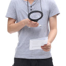 2X/6X Hanging Magnifying Glass Light Desktop LED Lamp Giant Reading Magnifier