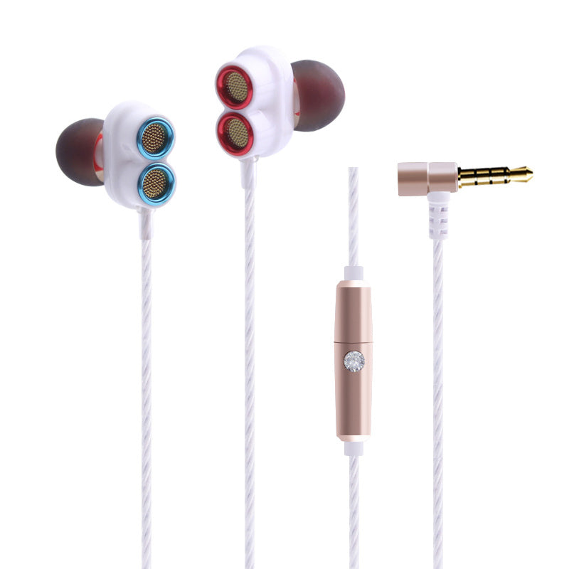 [Dual Dynamic Driver] Caldecott KDK-503 Sweatproof Noise Cancelling Wired Earphone With Mic