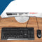 AOC KM110 Wired Keyboard & Mouse Set 104 Keys Waterproof USB Keyboard Optical USB Keyboard and Mouse Combo for Computer PC