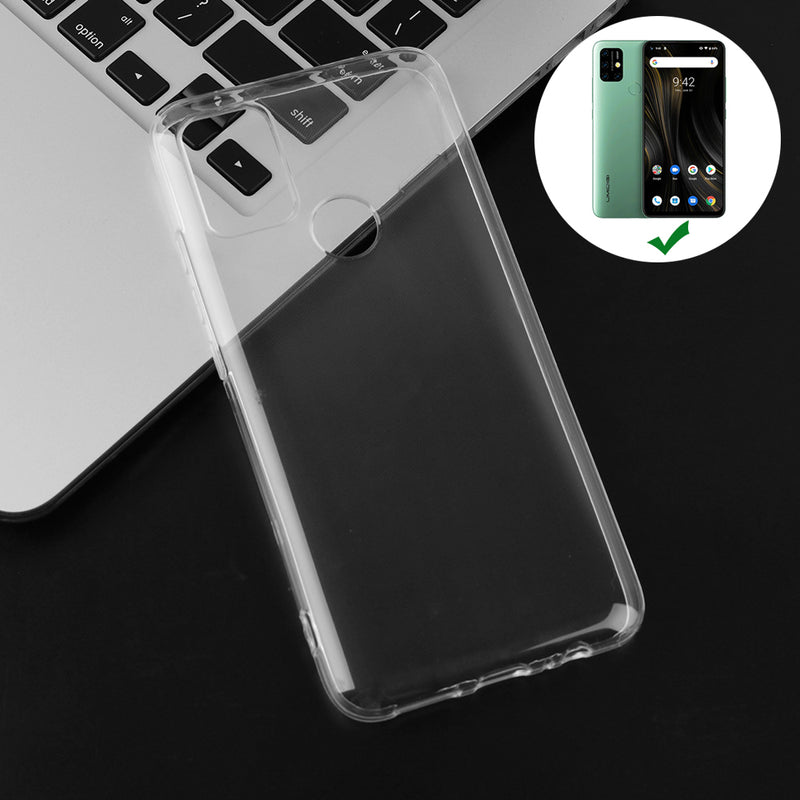 For UMIDIGI power 3 Case BAKEEY Crystal Clear Transparent Ultra-thin Non-yellow Soft TPU Protective Case