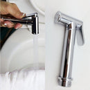Brass Shataf Douche Kit Portable Toilet Bidet Handheld Chrome Sprayer Shower Head