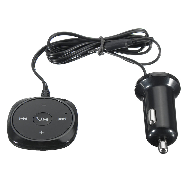 bluetooth 4.0 Wireless Music Receiver 3.5mm Adapter Handsfree Car Charger With AUX Speaker For iphon