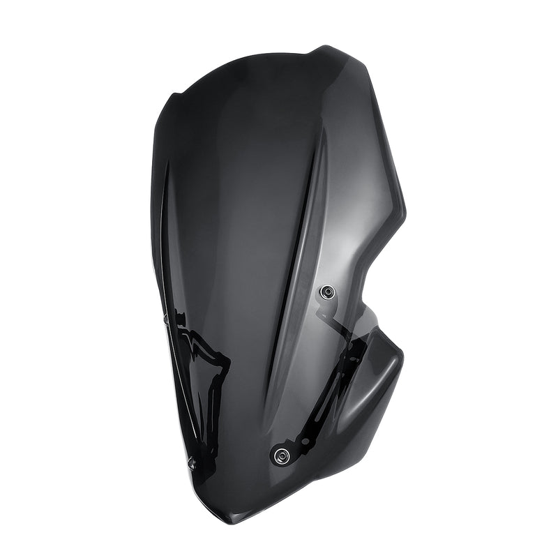 Windshield Windscreen Air Deflector Black With Bracket For Kawasaki Z900 2017-2018