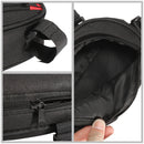 BIKIGHT Polyester Black Bicycle Front Tube Triangle Storage Pouch Frame Bag