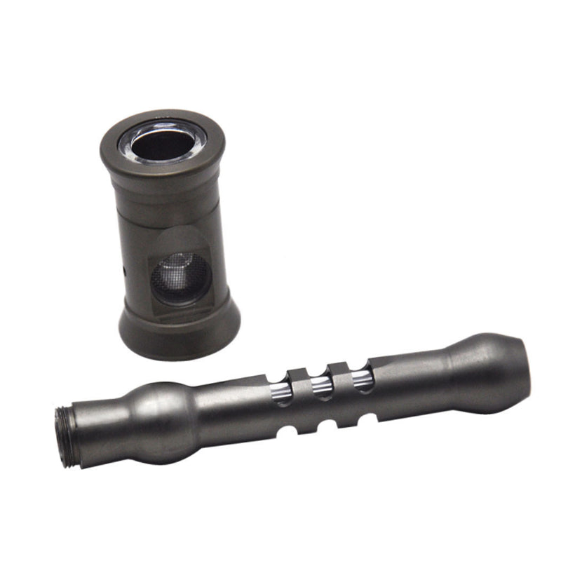 New Hammer Shape Metal Smoking Pipes with Cleaning Rod