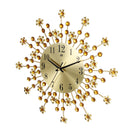 Acrylic Diamond Wall Clock Digital Home Office Art Living Room Luxury Decor