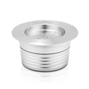 Stainless Steel Refillable Coffee Capsule Cup Reusable Coffee Pods w/ Pods Holder Spoon Brush for Lavazza Blue Coffee Machine