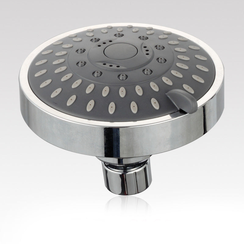 Shower Head High Pressure 4 Inch 5-setting Adjustable Shower Head Top Spray Function Multifunction Water-saving Top Shower Head